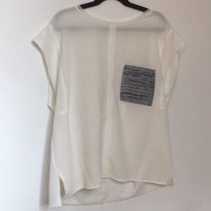 Zara white blouse
